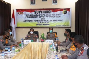 Pejabat Mabes Polri supervisi di Polres Keerom