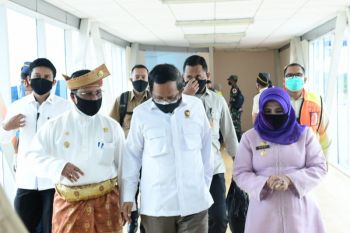 Sejumlah menteri rakor COVID-19 di Lagoi