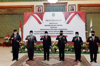 Lima Pjs bupati/wali kota di Kepri dilantik