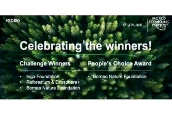 BNF raih penghargaan Trillion Trees Challenge di Forum Ekonomi Dunia