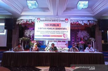 KPU Barito Utara uji publik DPS Pilkada Kalteng