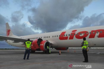 Akibat kerusakan mesin, Lion Air rute Lombok-Surabaya mendarat darurat