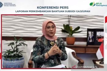 Menaker: Subsidi gaji termin 1 menjangkau 12.192.927 pekerja