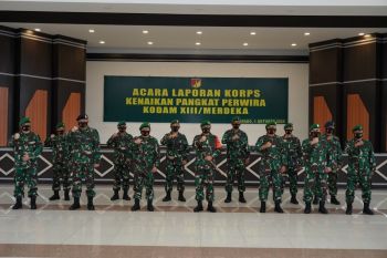 Pangdam XIII/Merdeka: Kenaikan pangkat kepercayaan yang harus dipertanggungjawabkan