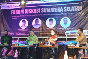 Bawaslu Sumsel awasi pilkada sesuai protokol  kesehatan COVID-19