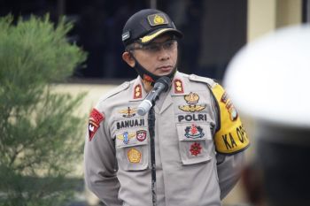 Kapolres Majene ajak masyarakat gunakan masker sebagai tameng