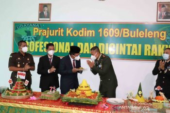 Kodim Buleleng rayakan HUT ke-75 TNI dengan adakan donor plasma konvalesen