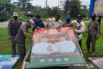 Bawaslu Riau bubarkan dua kampanye  Pilkada serentak 2020, ini alasannya