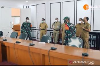 Danrem Tinjau Posko Penanganan COVID-19 Kaltim