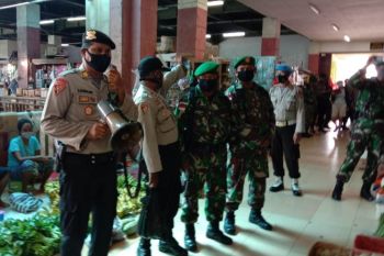 Polres-Kodim Merauke gelar operasi yustisi di Pasar Wamanggu