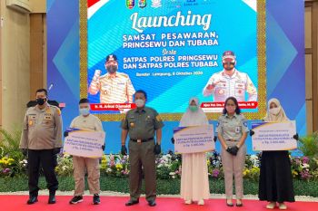 Jasa Raharja Lampung hadiri peluncuran Samsat Pringsewu