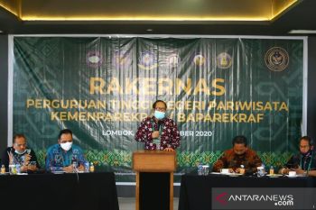 Rakernas PTN Pariwisata digelar di Lombok