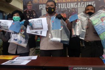 Polres Tulungagung tangkap enam remaja pelaku vandalisme isu "omnibus law"
