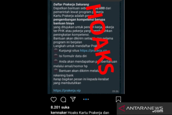 Menaker imbau korban penipuan situs prakerja.vip lapor saja polisi