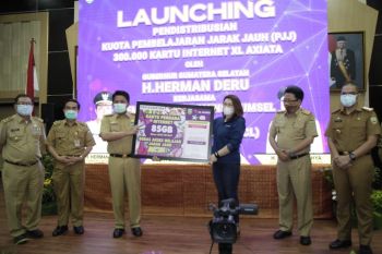 300.000 kartu kuota internet gratis dibagikan ke pelajar Sumsel