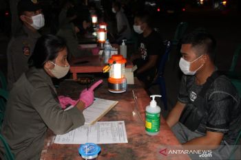 Operasi yustisi kembali menjaring ratusan warga di Palangka Raya