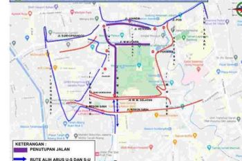 Antisipasi imbas aksi massa di Istana Merdeka, berikut rute pengalihan lalu lintas yang disiapkan