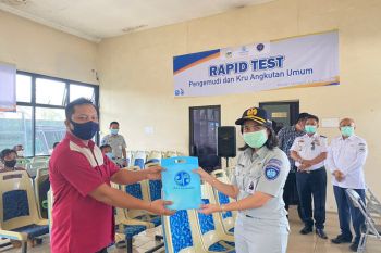 Jasa Raharja gelar uji cepat bagi pengemudi bus
