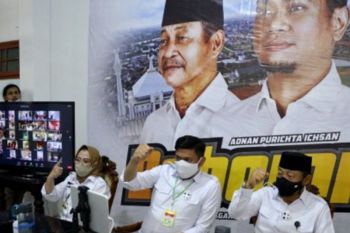 Paslon tunggal Bupati dan Wabup Gowa paparkan visi misi secara virtual