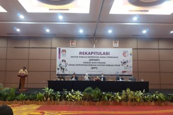 KPU Padang tetapkan DPT Pilgub Sumbar 613.513 orang pemilih
