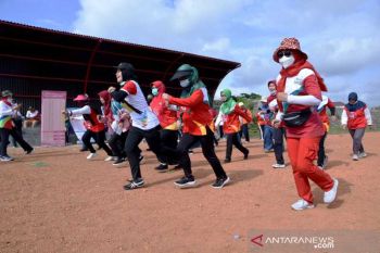 100 tenaga kesehatan  di Boyolali jalani tes kebugaran