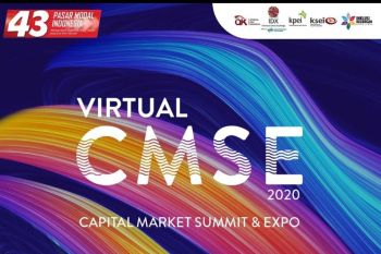 Tingkatkan literasi dan inklusi pasar modal, CMSE 2020 digelar virtual