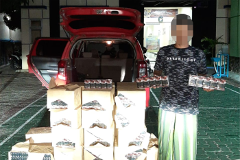 Pengiriman 80.000 rokok ilegal ke Blora digagalkan