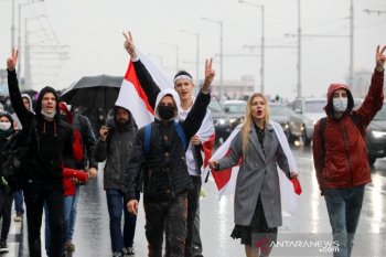 Beritakan unjuk rasa di Belarus, dua jurnalis terancam penjara