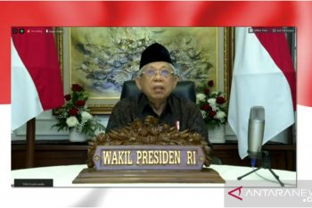 Wapres Ma'ruf Amin dorong UMK jadi bagian rantai nilai industri halal global
