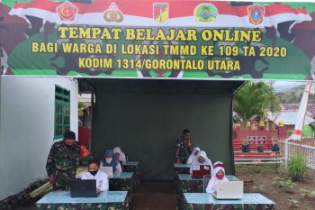 Satgas TMMD ke-109 siapkan fasilitas belajar daring