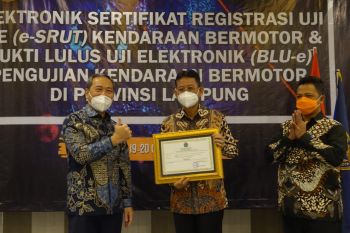 Dishub Lampung Tengah raih sertifikat Akreditasi A UPPKB