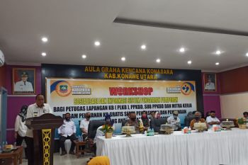 Penyuluh KB Konawe Utara dilatih sistem pelaporan di masa pandemi COVID-19