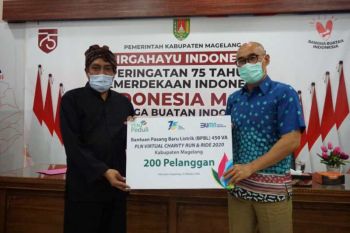 PLN bantu 200 pelanggan pasang listrik 450 VA gratis di  Magelang