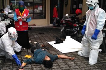 PMI DIY melatih relawan tangani jenazah COVID-19