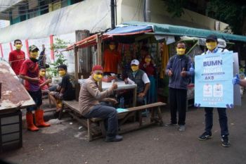 Cegah pesebaran COVID-19, PT ASDP sosialisasikan 5 AKB kepada masyarakat