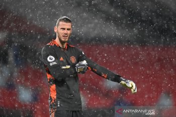 David De Gea "sindir" lini depan MU setelah imbang lawan Chelsea