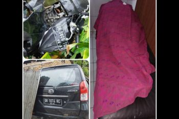 Satu meninggal, mobil tabrak 2 motor di Lombok Tengah