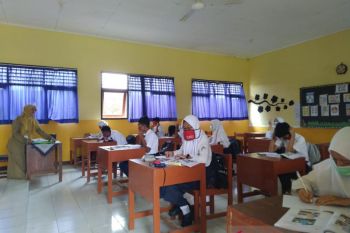 SMP di Temanggung simulasi pembelajaran tatap muka di sekolah