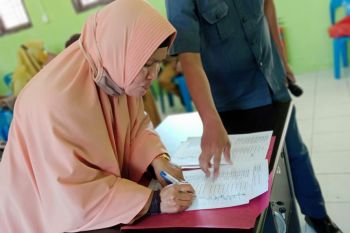 Kepsek di lingkungan Korwil Bukit Batu teken pakta integritas jelang Pilkada
