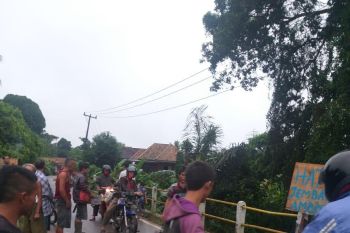 Pemerintah Desa Lubuk Batang percepat  pembangunan jembatan darurat