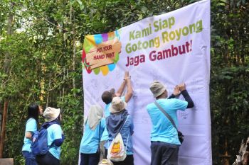 Generasi muda dilibatkan sebagai fasilitator restorasi gambut