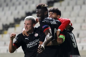 PSV duduki peringkat kedua di Grup E usai menang 2-1 dari Siprus Omonia