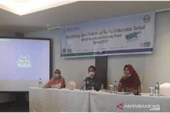 BPJS Kesehatan Cabang Solok gelar monitoring dan evaluasi distribusi KIS