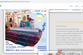 Desa Tenun Silungkang masuk Destinasi Belanja Terpopuler API 2020
