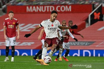 Arsenal rusak perayaan laga ke-100 Solskjaer tangani MU dengan 1-0