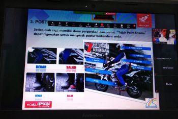 Edukasi Safety Riding Honda Sulteng, berkendara aman dan nyaman di musim hujan