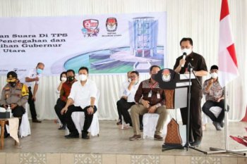 Pemprov Sulut-KPU-DKPP simulasi pemungutan dan penghitungan suara Pilkada