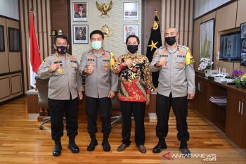 Kapolda Kalsel sambut kunjungan kerja Tim Puslitbang Polri
