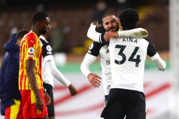 Fulham raih kemenangan pertama musim ini usai menang 2-0 atas Albion