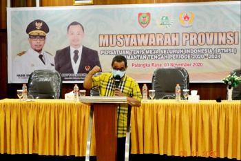Plt Gubernur ingin tenis meja di Kalteng maju dan berkembang